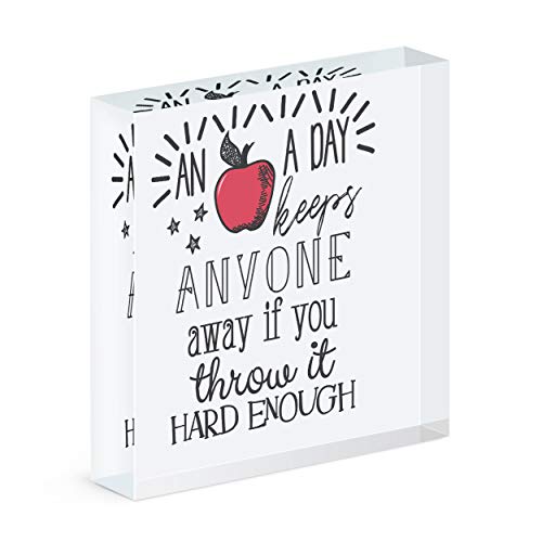 Gift Base Eine Apple EIN Tag Hält Jedem Weg Acryl Block Bilderrahmen