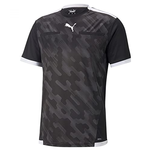 Puma Herren Teamliga Referee Jersey Schiedsrichter-Shirt, Puma Black-Puma White, L EU