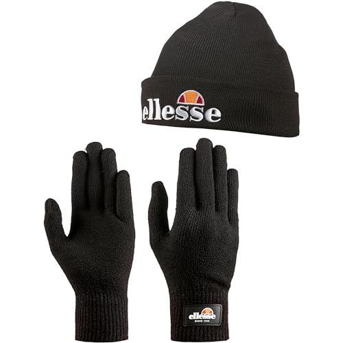 ellesse Unisex Hut und Handschuhe Set Velly & Bubb Gift Pack