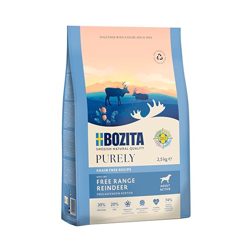 Bozita Dog Purely Adult Active Rentier Grain Free 2,5kg