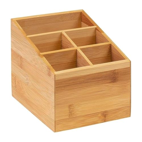 Westmark Küchen-Organizer/Tischbutler, 5 Fächer, Maße: 13 x 13,5 x 16 cm, Bambus, Tapas + Friends, Hellbraun, 69842270