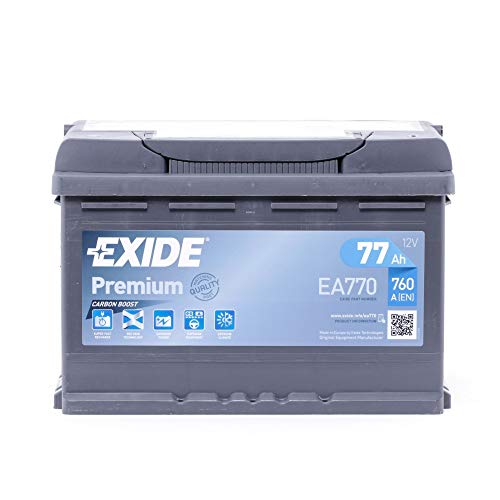 EXIDE EA770 Premium Autobaterie/Starterbatterie 77Ah 12V 760A B13 DIN/ISO L3