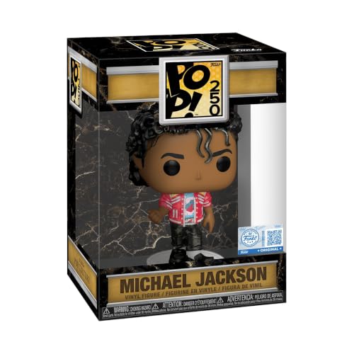 Funko POP! Rocks: 250th Anniversary - Michael Jackson - Glitter | Offizieller Fanartikel und Merch - Vinyl Sammelfigur als Regal Deko - Geschenkidee zum Geburtstag für Fans und Sammler