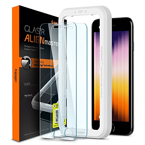 Spigen Alignmaster Schutzfolie [2P] für iPhone SE 3 (2022)