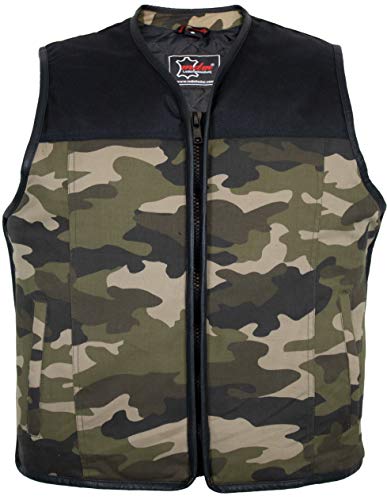 MDM Herren Tarn Biker Textil Kutte (XL)