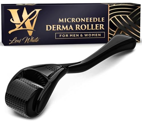Dermaroller 0,5mm, Bartroller Microneedling für Haare, Derma Roller Haare Bart und Haut, für Männer und Frauen