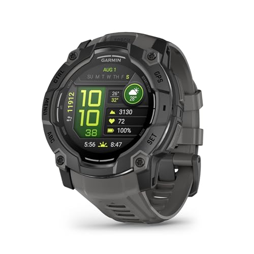 Garmin Instinct 3 50mm AMOLED – GPS-Multisport-Smartwatch, 1,3