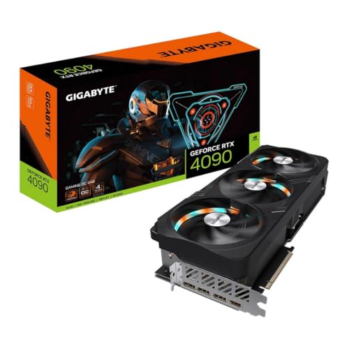 GIGABYTE GeForce RTX 4090 GAMING OC 24GB Graphics Card - GDDR6X, PCI-E 4.0, Core 2535Mhz, RGB fusion, Anti-sag bracket, Metal back plate, DP 1.4, HDMI 2.1a, NVIDIA DLSS 3, GV-N4090GAMING OC-24GD