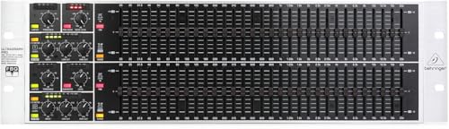 Behringer FBQ6200HD 31-Band Stereo Grafischer Equalizer mit FBQ Feedback Erkennungssystem für Klare Klangoptimierung