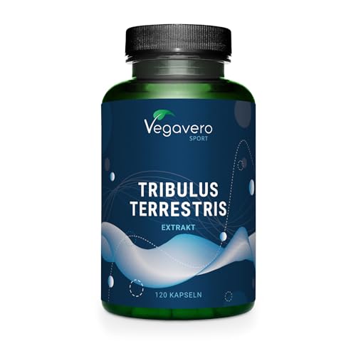 Tribulus Terrestris 1800 Vegavero SPORT | 90% Steroid-Saponine | Ohne Gelatine | Kraftsport & Bodybuilding | Laborgeprüft | Keine Zusatzstoffe | 120 Kapseln