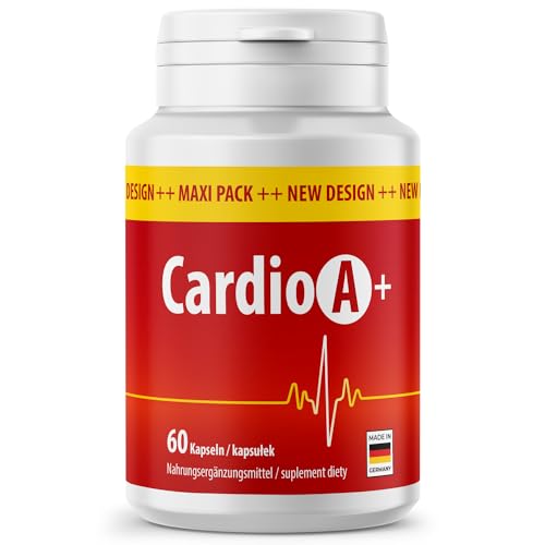 Cardio A+ Kapseln | Qualität aus Deutschland | Cardone für Männer und Frauen | 60 Kapseln 1x60