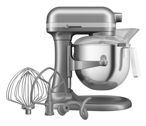 KitchenAid HEAVY DUTY KÜCHENMASCHINE MIT SCHÜSSELHEBER 6,6 L - KONTUR SILBER 5KSM70JPXECU