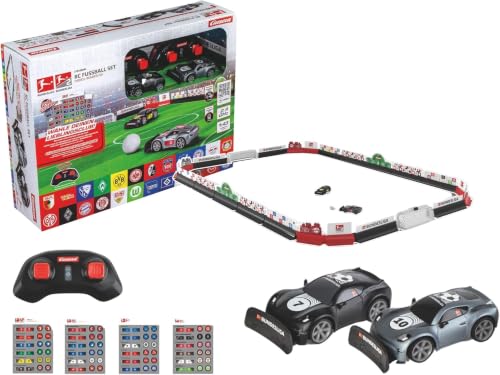 Carrera Bundesliga RC Soccer Set – 2 Mini RC Cars, Tore & Ball | Ab 6 Jahren