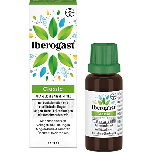 Iberogast Classic | Nr. 1 bei verschiedenen Magen-Darm-Beschwerden: Blähungen, Sodbrennen, Übelkeit, Völlegefühl | akute Beschwerden* | 20ml