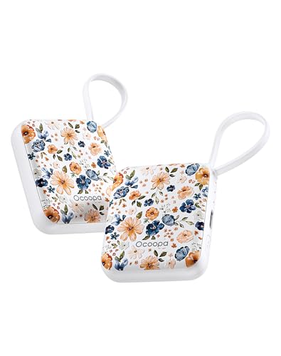 OCOOPA Handwärmer Elektrisch 2er Set, 3 Stufen, Taschenwärmer Wiederverwendbar, 7H Lange Wärme, Bis zu 52°C, Schnell Aufgeheizt, Geschenke für Frauen, Ski Reisen Outdoor