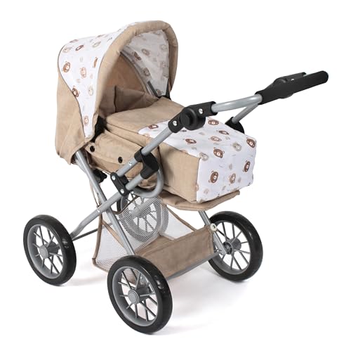 Bayer Chic 2000 Kombi-Puppenwagen Leni 3in1 – Bärchen Beige