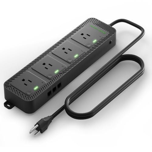 Mars Hydro iHub-4AC Power Strip, Flexible Add-On for iControl Controller for Multi-Zone Grow Rooms with Centralized Control