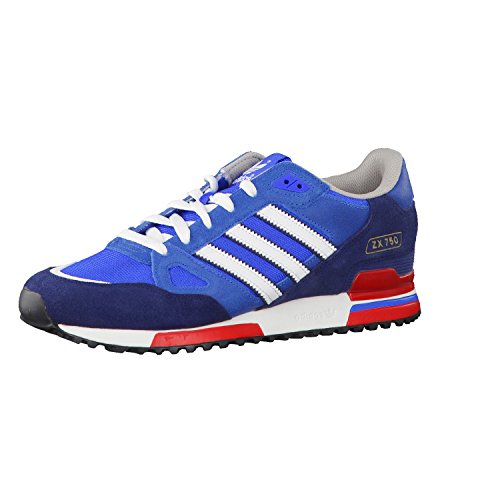 adidas ZX750 G96718, Herren Sneaker, Blau (Bluebird/Running White Ftw/St Dark Slate F13), EU 42 (UK 8)