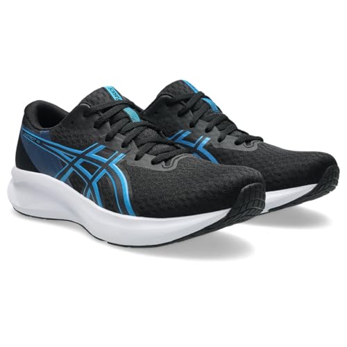 ASICS Herren Patriot 14 Sneaker, Black Aegean Blue, 44 EU