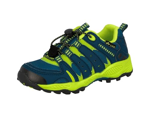 Lico Unisex Fremont Trekking-& Wanderhalbschuhe, Petrol/ Lemon, 39 EU