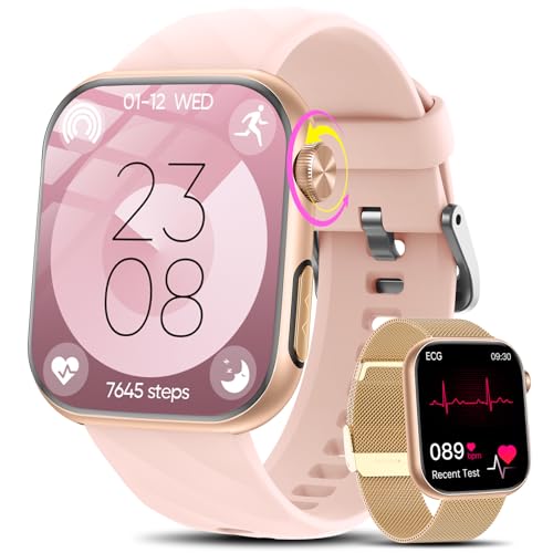 2026 Neu Smartwatch Damen mit EKG+HRV/ΒΙυtｚυcker/Harnsäure/BMI 1,97