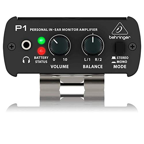 Behringer POWERPLAY P1 Persönlicher In-Ear Monitor Verstärker Kompakter und Leistungsstarker Audioverstärker für Musiker