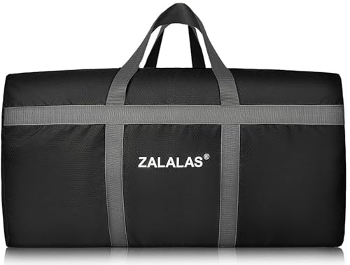 Reisetasche große 96L Faltbare, Weekender Übernachtungstasche Seesack wasserdicht Sporttasche mit Schuhfach,Geeignet für Reisen wasserdichte Tragetasche, Camping