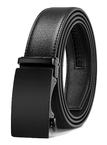 CHAOREN Gürtel Herren, Automatik Ledergürtel Herren 35mm ohne Löcher
