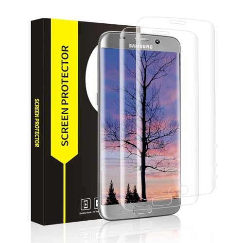Cable Leader 2 Stück für Panzerglas für Samsung Galaxy S7 Edge Schutzfolie, 3D-Volle Bedeckung Splitterfest Samsung S7 Edge Folie, Kristallklar Passt Perfekt S7 Edge Displayschutzfolie