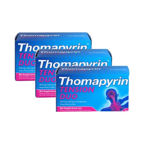 Multipack Set mit THOMAPYRIN TENSION DUO 400 mg/100 mg Filmtabletten (3x36 St)