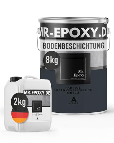 Mr. Epoxy Epoxidharz Bodenbeschichtung (10 kg, RAL 7016 Anthrazitgrau)