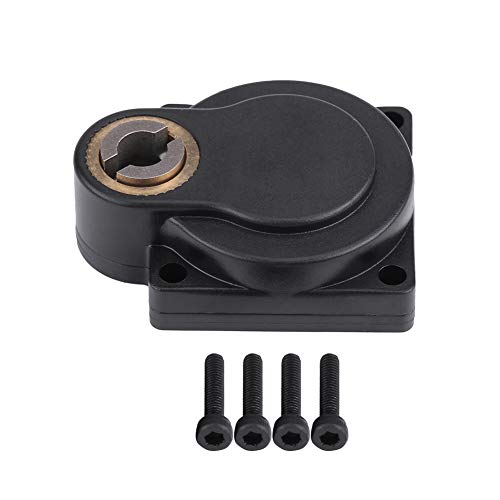 KIMISS Rc Auto Elektrostarter Rc Auto Starter Schwarzer Kunststoff Gasbetriebenes Rc Modellauto Elektrostarter Rückabdeckung Rückplatte für 16 18 21 28Cxp Motor