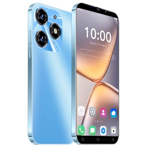 MTGud Smartphone Tagesangebot, 5,0 Zoll IPS Display, 16GB ROM, 128GB, erweiterbar, Android-Smartphone, Dual-SIM-Handy, 3000 mAh Akku für, Einfaches Mobiltelefon (SPark10Pro-Blue)