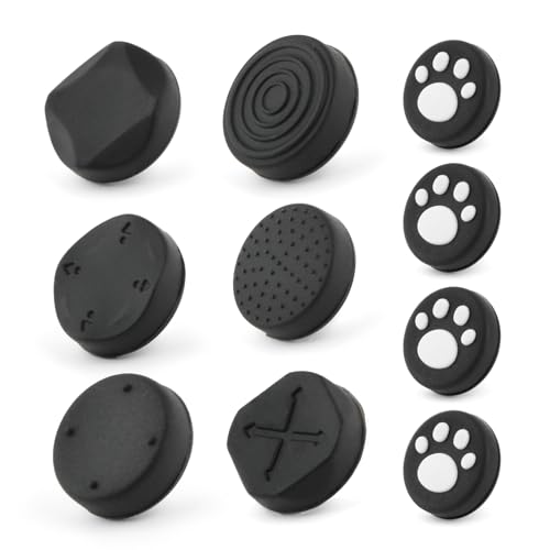RongZy 6 STÜCKE Thumbsticks Ersatz für PS Vita PSV 2000 2001 Thumbstick für PSV 2000 2001 Analog Stick Controller Zubehör mit Thumb Grips Ersatzteile Reparaturwerkzeugen
