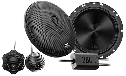 JBL Stage2 GEN2 65C Komponenten Lautsprecher Auto 165mm (6,5 Zoll): von Harman Kardon Car HiFi mit 90W RMS und 720W Max Component Auto Boxen Set mit Gitter - 2 Tieftöner + 2 Hochtöner