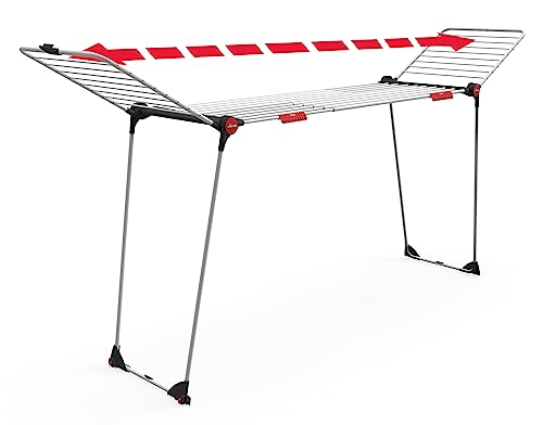 Vileda Infinity Flex Plus Wäscheständer, ausziehbar, 30m XXL-Leinen