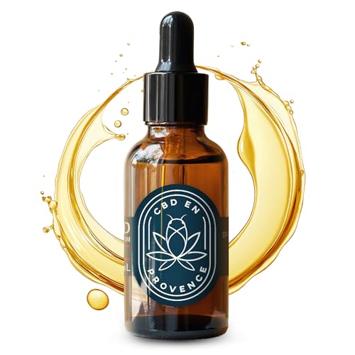 Premium-Öl 20 % kaltgepresst | natürliche Formel | Hergestellt in Frankreich | angebaut in der Provence | 10 ml (20 %) (Natur)
