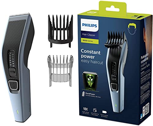 Philips Hair Clipper Series 3000 Haarschneider mit Trim-n-Flow-Technologie (Modell HC3530/15)
