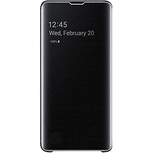 Clear View Cover für Galaxy S10+ Schwarz - 6.4 Zoll