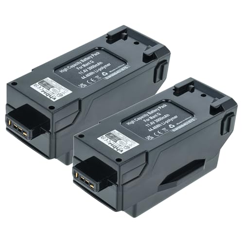 vhbw 2X Akku kompatibel mit Yuneec Mantis G, Q Drohne Multicopter Quadrocopter (3900 mAh, 11,4 V, Li-Polymer)