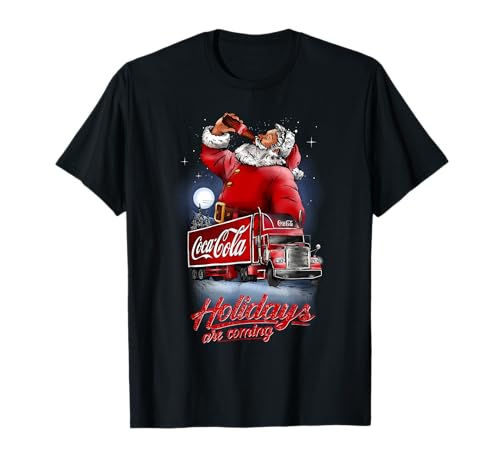 Coca Cola Santa und Truck Holidays stehen vor der Tür T-Shirt