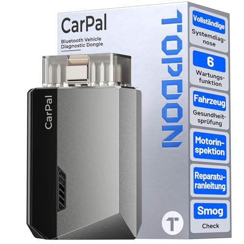 TOPDON Carpal-A Bluetooth OBD2 Diagnosegerät für Alle Fahrzeuge