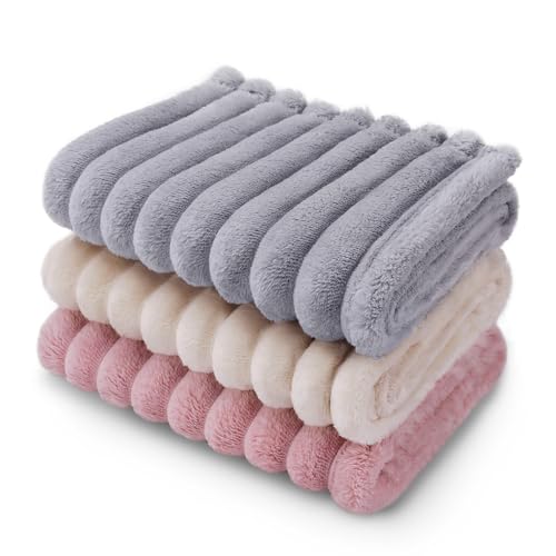 luciphia Hundedecke Katzendecke Waschbar,1 Pack 3 Flauschig Flanell Decke