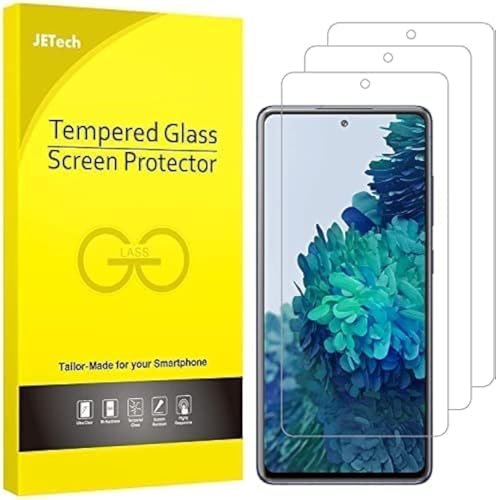 JETech Schutzfolie Kompatibel mit Samsung Galaxy S20 FE 6,5 Zoll, Gehärtetem Glas Displayschutzfolie, 3 Stück
