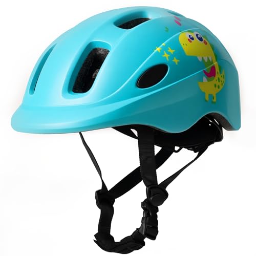 Favoto Jungen Uk-ft001780 Fahrradhelm, blau, Small: 48-52cm / 18.9''-20.5''