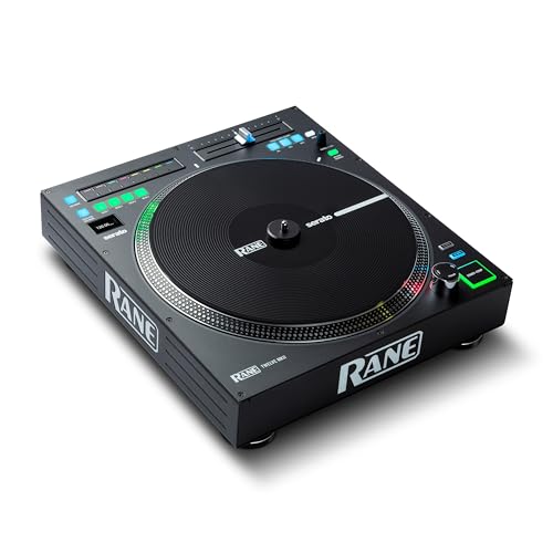 RANE Twelve MKII 12-Zoll Motorisierter Vinylartiger DJ MIDI Controller Turntable mit USB-MIDI und DVS-Kontrolle für Traktor, Virtual DJ und Serato DJ
