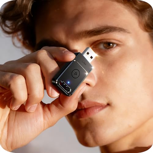 Cleviton für Apple Carplay Wireless Adapter, 3X Autoverbindung, Keine Latenz, Plug&Play, Wireless Carplay Adapter, 2026 Mini Car Play Kabellos Dongle für GPS-Geräte mit Navigation, USB A/C (Schwarz)