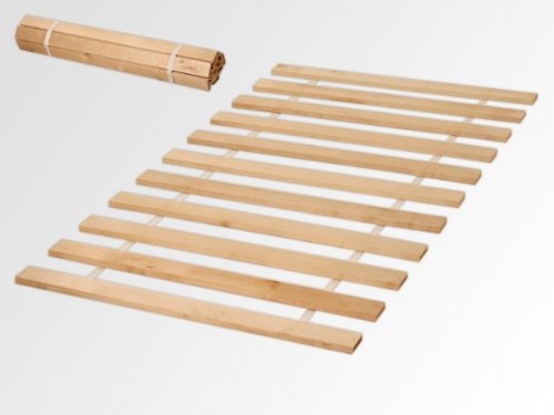 Homeline 90x200 Rollrost 11 Leisten Nicht verstellbar unverstellbar Rolllattenrost Fichtenholz