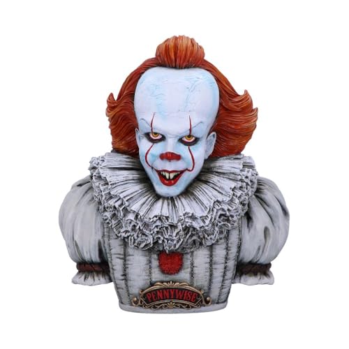 Nemesis Now Offizielles Lizenzprodukt IT Chapter 2 Pennywise Büste, weiß, 30 cm