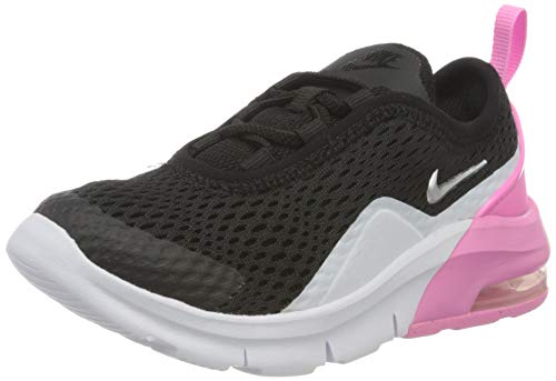 Nike Air Max Motion 2 (TDE) Leichtathletikschuhe, Mehrfarbig (Black/Metallic Silver/Psychic Pink/White 001), 25 EU